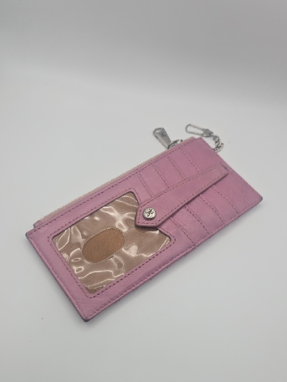 Hobo Pink & Silver Hardware Double ID/Cardholder W/ Coin Compartment (GOOD)💗 - Picture 4 of 10